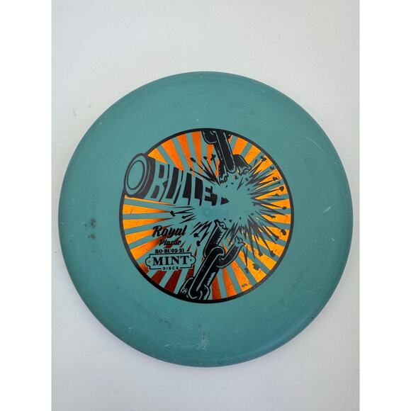 Mint Disc Golf Bullet Royal Plastic Putter Disc Blue - Picture 1 of 2